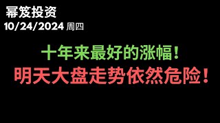 第1310期「幂笈投资」10/24/2024 特斯拉是今天最亮的明星！｜ 大盘今天微涨，明天走势依然不容乐观！ ｜ moomoo