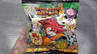 【開封】ドラゴンボールヒーローズスナック3 チーズ味 60fps