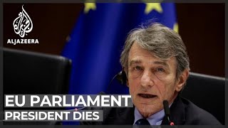 EU Parliament President David Sassoli dies aged 65