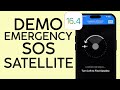 How to Demo Emergency SOS Satellite Connection on iPhone iOS 16.4 (2023)
