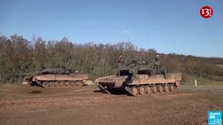 Footage of Ukrainian tank crew’s training on "Leopard 2" tanks in Germany