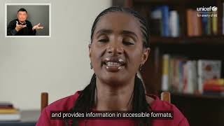 UNICEF Disability Inclusion Frontline Workers Training: Module 5 - Removing barriers.... (AD)