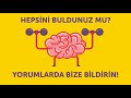 dİkkatİnİzİ ÖlÇen 10 bulmaca