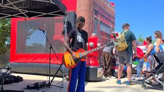 11 year old guitarist Vinny Lee Berry  Soul Sacrifice with The Tongues of Fire!