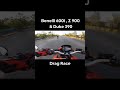 Drag Race Super Bike Kawasaki Z900 Vs Benelli Vs Duke 390❤️🚀#shorts #youtubeshorts #race #viral