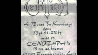 CENOTAPH A bound to knowledge Demo french death thrash metal Partie 1