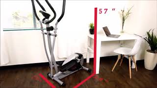 Elliptical Machine Magnetic Elliptical Bike. SF-E905 Sunny Health & Fitness