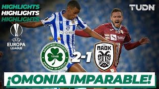 Highlights | Omonia 2-1 PAOK | Europa League 2020/21 - J5 | TUDN