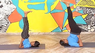 சர்வாங்காசனம் செய்வது எப்படி ? | Yoga for Healthy Skin | Sarvangasana | Nalam Vazha