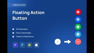 FlutterFlow Floating Action Button Widget ⭐ Multi-Action FAB 🌟 #flutterflow #floating