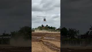 Helicopter landing malshiras Solapur