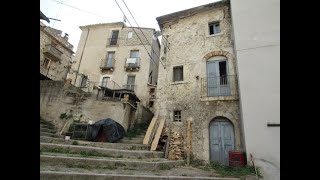 Original stone town house with garden for sale in Fara San Martino, Abruzzo, Central Italy ref.n2530