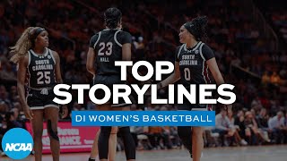 Top women's basketball storylines before 2024 March Madness