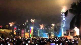 2012香港維多利亞港跨年煙火