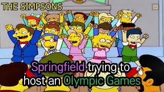 [The Simpsons] Springfield trying to host an Olympic Games