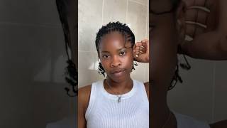 Mini Braids on Type 4 Natural Hair #protectivestyles #braids #naturalhair #4chair