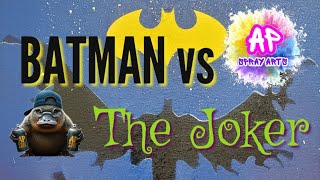 Batman vs The Joker - SPRAY PAINT ART by AP Spray Arts