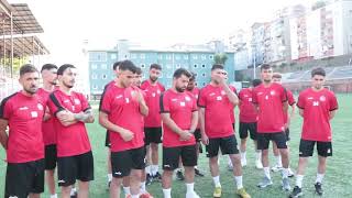 Akınspor sahaya indi. Onursal Başkan İş İnsanı Akın Katı'nın açılmaları...