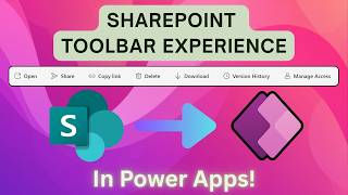 Bring the SharePoint File Toolbar to Power Apps