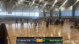 Storm Purple 13 vs. TX Legends 13 Black (2025.02.22)