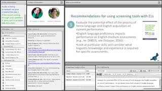 Excerpt 2: Recommendations for Using Screening Tools with ELs