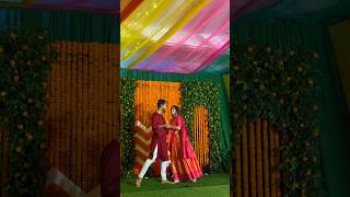 Dholna Holud Night Dance || Do Char Kadam || Samir & Aritri #coupledance #trending #dholna #shorts