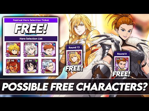 *GLOBAL PLAYERS* These FREE CHARACTERS Could Be Given Out Again For 4.5 ANNI?! (7DS Grand Cross)