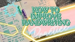 How to improve handwriting . Relaxing handwriting practice