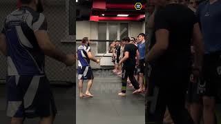 In Khabib 's Gym you get punished for the wrong haircut! #shorts