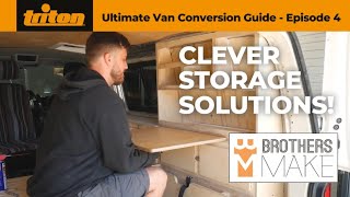 Creating a Space-Efficient Table and Storage Setup for your Van