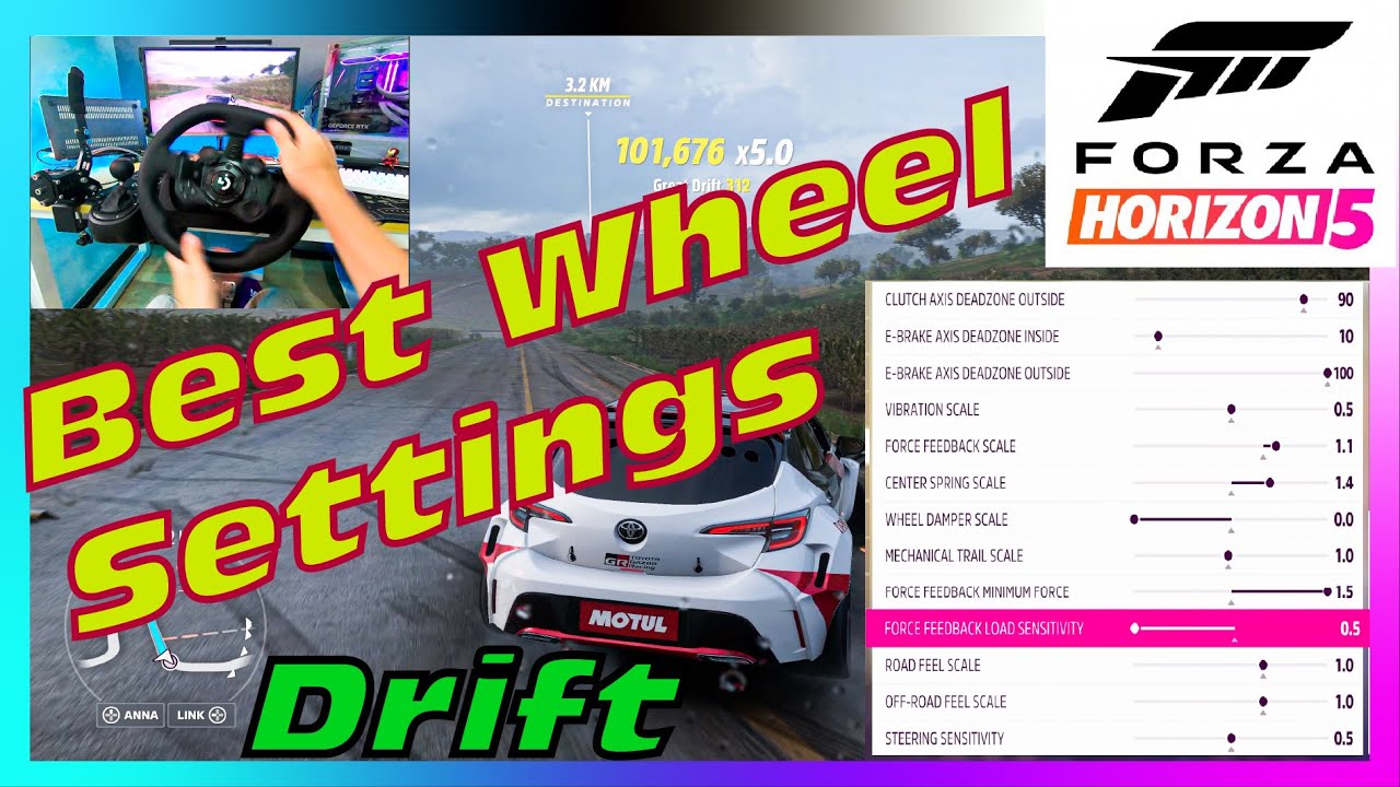 Forza Horizon 5 Best Wheel Settings - Logitech G923(G29/G920) - Drive ...