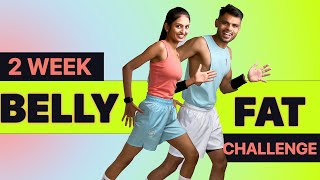 Lose BELLY FAT in 2 Weeks CHALLENGE [30 Min ABS CARDIO Workout at Home in Hindi] 🔥FAST RESULT🔥