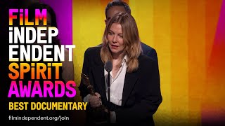 ALL THE BEAUTY AND THE BLOODSHED wins BEST DOCUMENTARY at the 2023 Film Independent Spirit Awards.