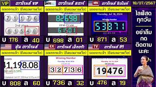 🛑ไลฟ์สดผล หุ้นดาวโจนส์(ดาวโจนส์ VIP/สตาร์/มิดไนท์/เอ็กตร้า/ทีวี)  วันนี้ 18 กรกฎาคม  2567