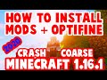 How to Install Mods + Optifine + Shaders 2020 : Minecraft 1.16.1 : FAST Crash Coarse NOT for Noobs!!