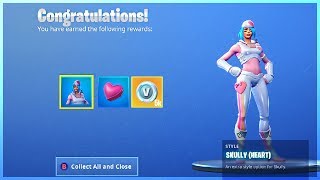 Fortnite Valentines Skins Videos 9tube Tv - how to get skully challenges and free skin upgrade in fortnite valentines event