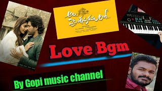 Ala vaikuntapuramlo love Bgm on keyboard | casio cover By Gopi music channel | Allu arjun | Thaman