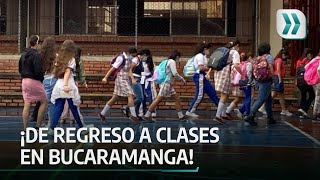 Colegios de Bucaramanga regresan a la presencialidad | Vanguardia