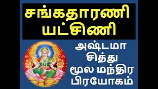 சங்கதாரணி யட்சிணி மூல மந்திர பிரயோகம் |அஷ்டமா சித்திபெற யட்சிணி பிரயோகம் | yatchini mantra in tamil