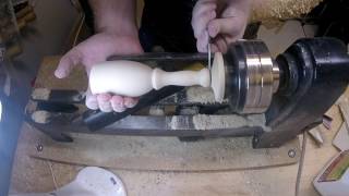 Woodturning a Scoop (fail)