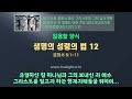 생명의 성령의 법 12