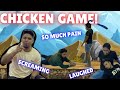 SCREAMING CHICKEN BLINDFOLDED BEATING CHALLENGE 😈🐔