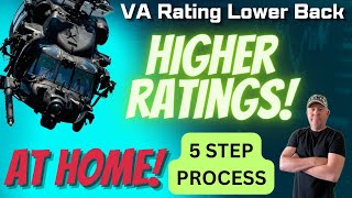 VA Claims for Back Pain and Back Disabilities - Rating Increases?