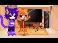 Poppy playtime chapter 3 reactions on their funny and scary videos #poppyplaytimechapter3 #funny