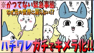 【ちいかわ】ハチワレがぁぁ‼キメラ(でかつよ)化‼なぜ元の世界に戻らないのか…【最新話感想考察】