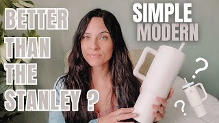 SIMPLE MODERN 40 OZ TUMBLER REVIEW | BETTER THAN THE STANLEY WATER BOTTLE?