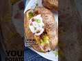 Loaded Baked Potatoes (Air Fryer Recipe!) #shorts