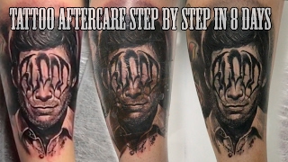 BEST TATTOO AFTERCARE STEP BY STEP IN 8 DAYS