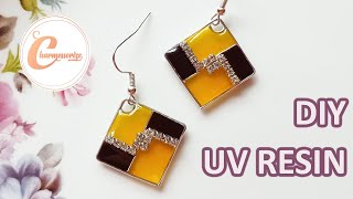 UV レジン | DIY UV Resin Crafts & Accessories| UV resin Earrings | HOW TO MAKE AN UV RESIN JEWELRY?