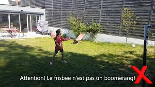 comment lancer un frisbee?